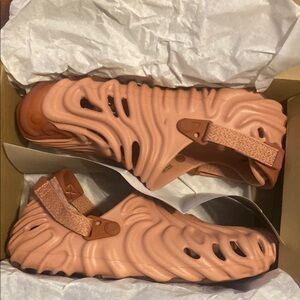 Crocs Pale Blush Slip-On Sandals